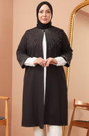 Taş Detaylı Ceketli Takım Siyah | 1100131