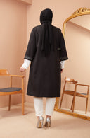 Taş Detaylı Ceketli Takım Siyah | 1100121