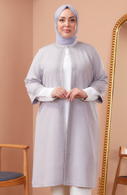 طقم رمادي  | 11001-2-24-