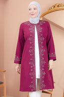 Taş Detaylı Ceketli Takım Mor | 11007212