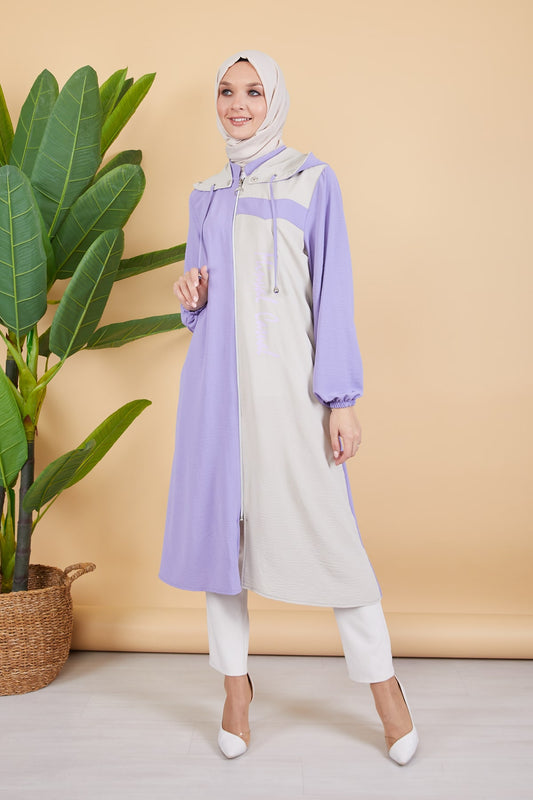 Ayrobin Tesettür Kap Lila | 901039