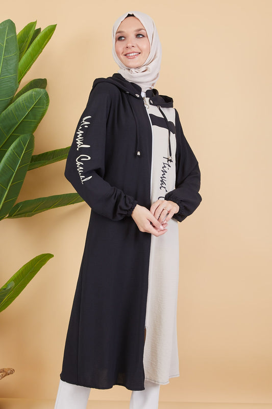 Ayrobin Tesettür Kap Siyah | 90101