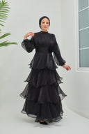 KAT KAT ABİYE SİYAH | 77601