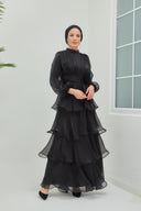 KAT KAT ABİYE SİYAH | 77601