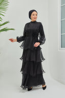 KAT KAT ABİYE SİYAH | 77601