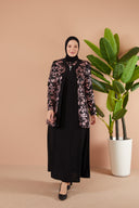 Broş Detaylı Ceketli Sendi Takım Pembe | 801423