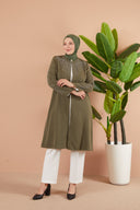 Taş Detaylı Ceketli Takım Yeşil | 1100749