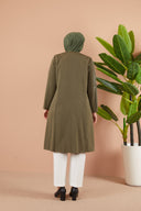 Taş Detaylı Ceketli Takım Yeşil | 1100749