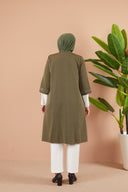 Taş Detaylı Ceketli Takım Yeşil | 11001220