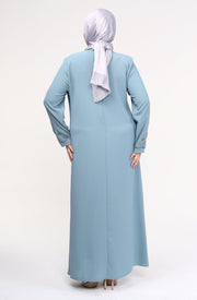 Big size chiffon dress with stones Burgundy | 8013-2-7