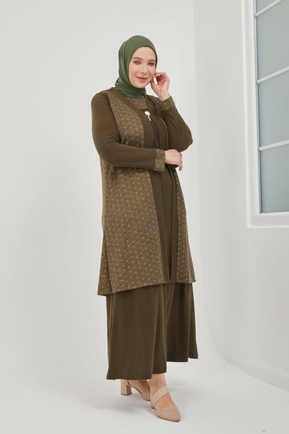 Yelekli İkili Takım Haki | 801639