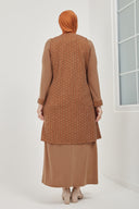 Yelekli İkili Takım Taba | 8016337