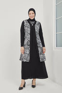 Yelekli İkili Takım Siyah | 8016DSN1