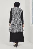 Yelekli İkili Takım Siyah | 8016DSN1