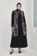 Yelekli İkili Takım Siyah | 8016DSN5