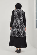 Yelekli İkili Takım Siyah | 8016DSN5