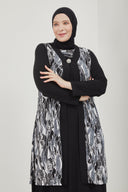 Yelekli İkili Takım Siyah | 8016DSN4