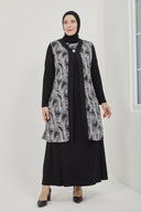 Yelekli İkili Takım Siyah | 8016DSN6