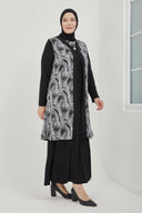 Yelekli İkili Takım Siyah | 8016DSN6