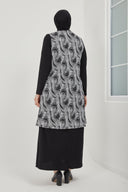 Yelekli İkili Takım Siyah | 8016DSN6